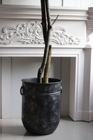 Oliwka Loft, sztuczne drzewko w metalowej donicy