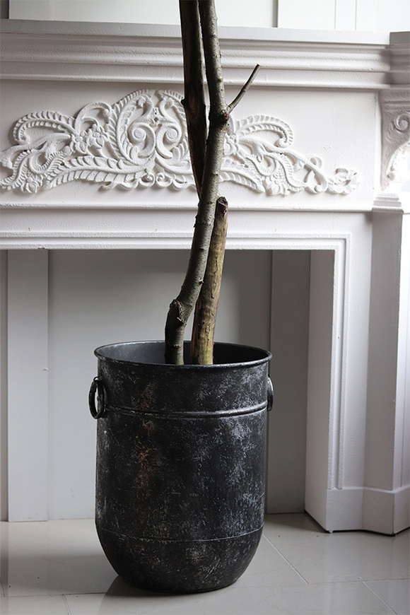 Oliwka Loft, sztuczne drzewko w metalowej donicy