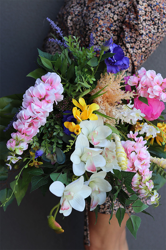 Egzotyczna Kraina, kolorowy bukiet do wazonu