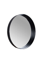 Moderno Black, lustro w szerokiej oprawie
