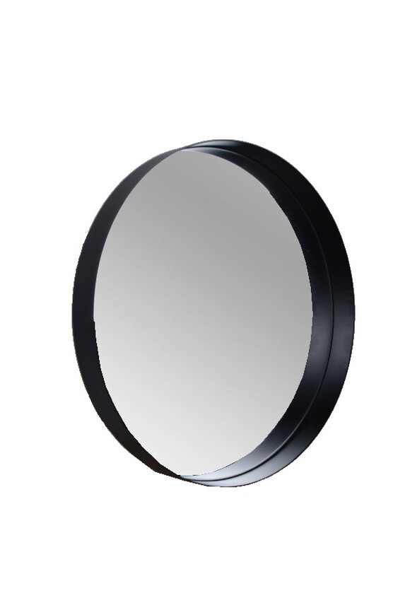 Moderno Black, lustro w szerokiej oprawie