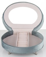 szkatułka / puzderko Florencja Blue, wym.14.5x21x15.5cm