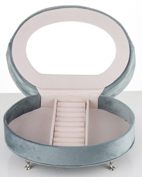 szkatułka / puzderko Florencja Blue, wym.14.5x21x15.5cm