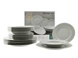 OD RĘKI Auris, komplet obiadowy dla 6 osób, 18 elementów