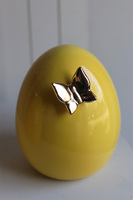 Motylek Yellow, jajko wielkanocne figurka
