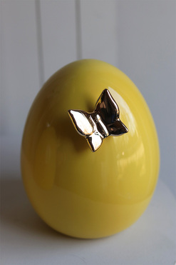 OD RĘKI Motylek Yellow, jajko wielkanocne figurka A, wys.17.5cm