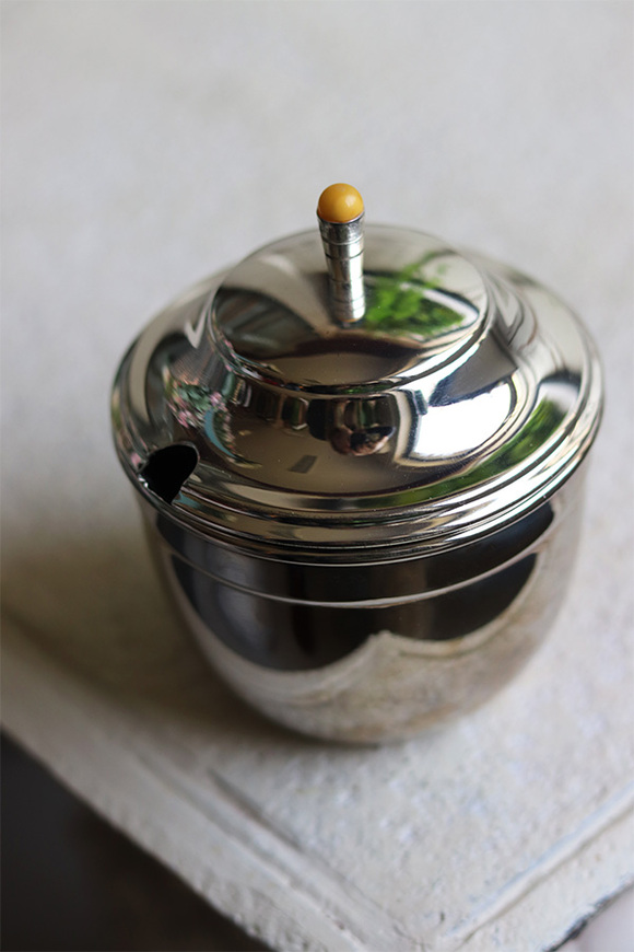 Lucia Amber, posrebrzana cukiernica, wym.11.5x9.5x9cm 