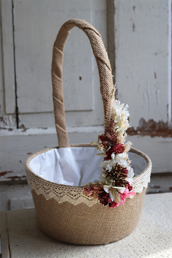 dekorowany koszyczek wielkanocny, Raviel, wys.34cm