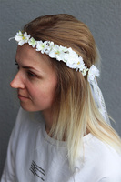 wianek komunijny biały