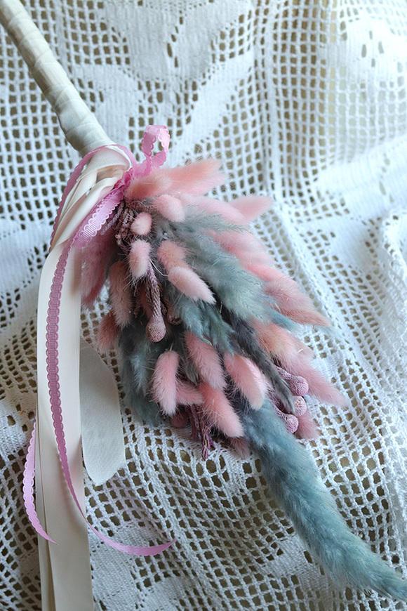 Krysia, komplet dekoracji wielkanocnych, koszyczek&palemka