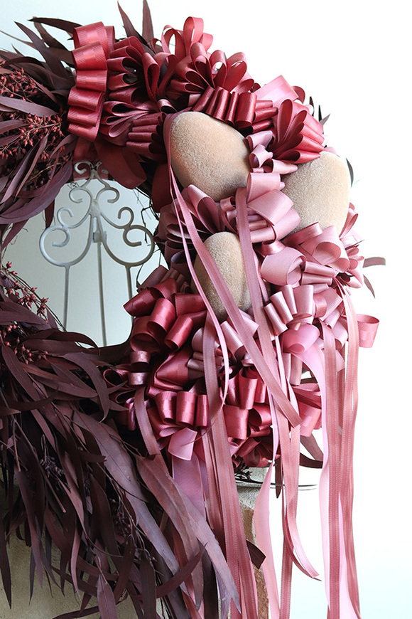 Novalijka, wianek na drzwi z jajkami