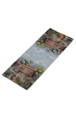 Cottage, bieżnik gobelinowy, 140x42cm