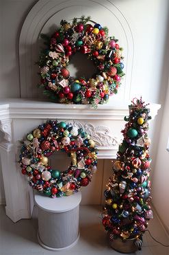 Funky Christmas, choinka dekoracyjna sztuczna, wys.126cm 