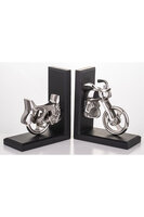Bookend Motocykl, dwie podpórki książek
