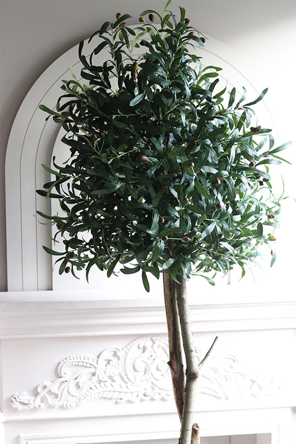 Oliwka Loft, sztuczne drzewko w metalowej donicy