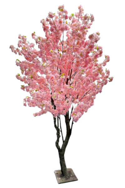 Kwitnąca Wiśnia, sztuczna roślina w doniczce