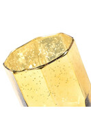 Barok Old 1B lampion złoty szklany