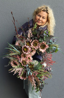 Velio Big, wieniec nagrobny ze słonecznikami