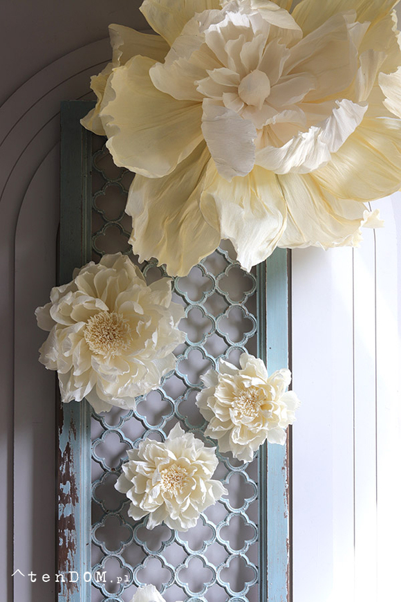 Paper Flower, ręcznie robiony kwiat papierowy