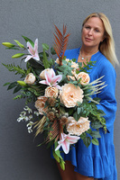 Idealia, komplet dekoracji nagrobnych, kompozycja & bukiet