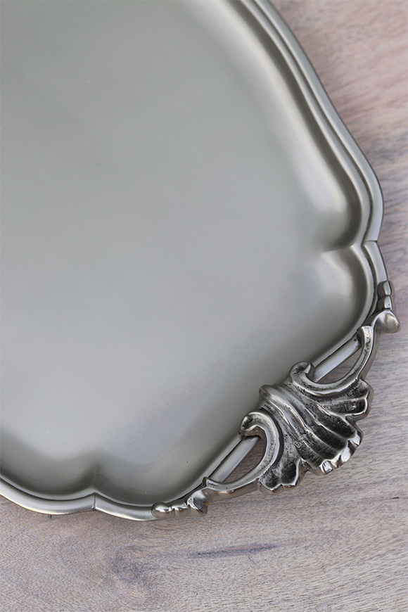 Fillana, taca cynowana / patera, wym.40x25cm