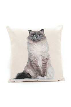 Pets, poszewka gobelinowa dwustronna, Ragdoll, 45x45cm