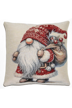 Skrzat Prezentowy, świąteczna poszewka gobelinowa dwustronna, 45x45cm 