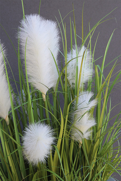 Perefana Saute, sztuczna trawa z pióropuszami w stretchu, wys.92cm