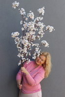 Jabłonka XXL, gałązka sztucznej kwitnącej jabłoni