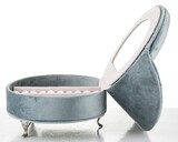 szkatułka / puzderko Florencja Blue, wym.14.5x21x15.5cm