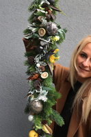 Zielone Święta Yellow, bożonarodzeniowa girlanda