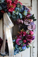 duży nagrobny wieniec, Caryca Santana, śr.74cm