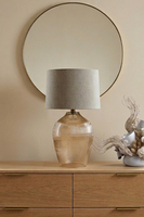 Florence, elegancka szklana lampa stołowa