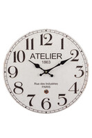Atelier, stylowy zegar ścienny