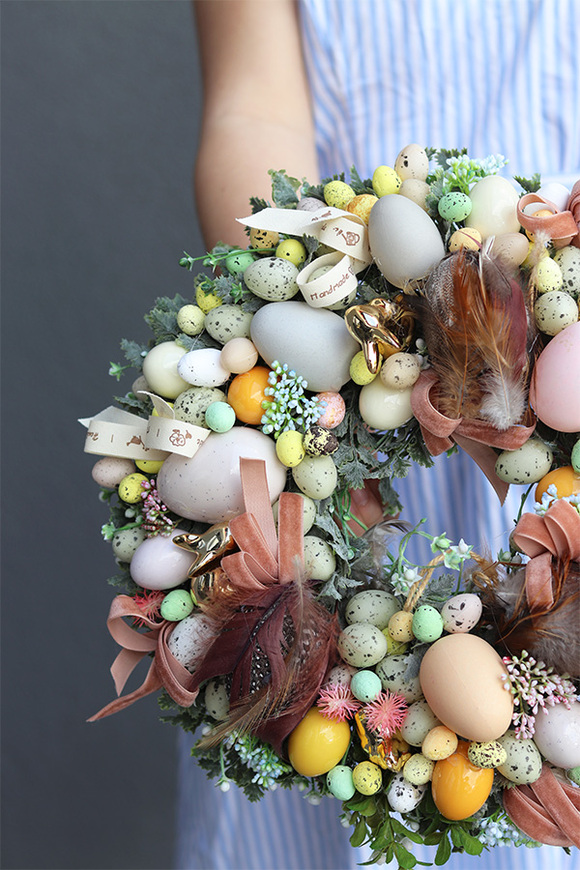 Berrata, wianek wielkanocny stroik