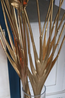 Bananowiec Gold, złota dekoracja do wazonu