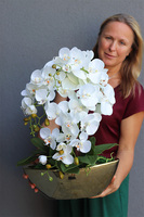 Złota Dolina, sztuczny storczyk w donicy łódce, wys.60m