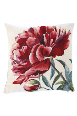 Piwonia, poszewka gobelinowa dwustronna, 45x45cm 