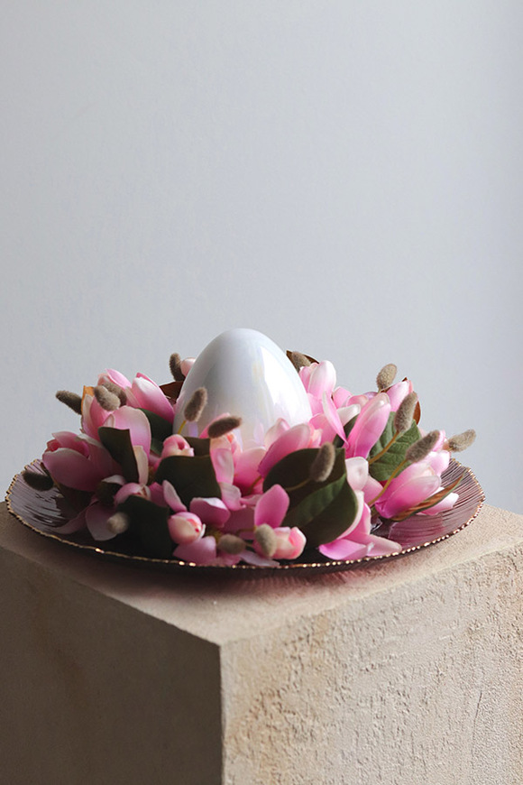 Melania Pink, stroik wielkanocny z jajem