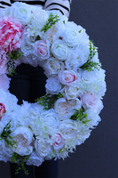 Maria Antonina New, bogaty wianek na drzwi