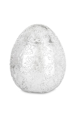 Antique Silver, jajko wielkanocne figurka, wys.18cm