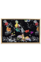 Pod Papugami A, melaminowa taca z przeszklonym blatem