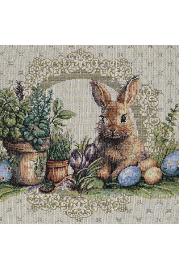 Bunny&Lavender Palace, wielkanocna podkładka gobelinowa