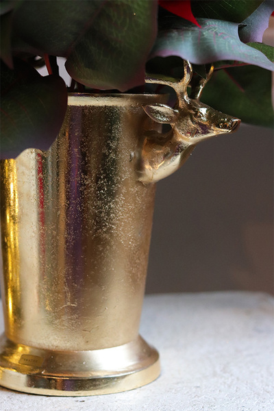 Gwiazda Betlejemska Deluxe Gold, wysokiej jakości sztuczna roślina