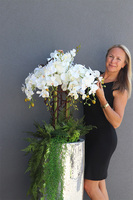 Mozaika, wysoki sztuczny storczyk podłogowy, wys.166cm