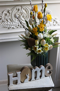 OD RĘKI litery drewniane Home Dekor wym.13.5x40cm 