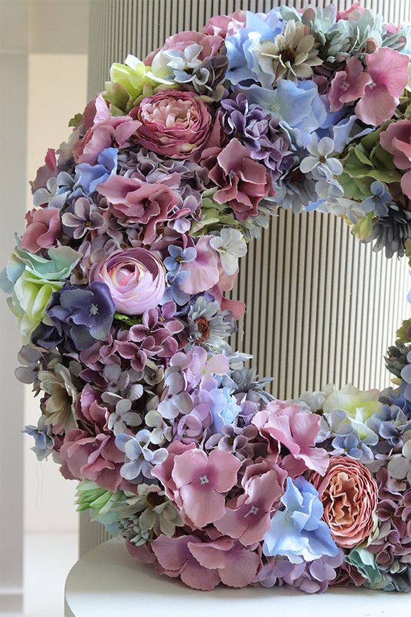  Ilena Romantyczne Hortensje, gęsty wianek na drzwi