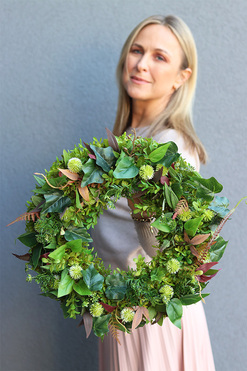 Elswood Greeneria, zielony wianek, śr.38cm