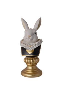 Bunny Back Easter, figurka zajączek wielkanocny, popiersie, wys.29cm