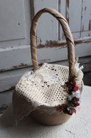 dekorowany koszyczek wielkanocny, Raviel, wys.34cm